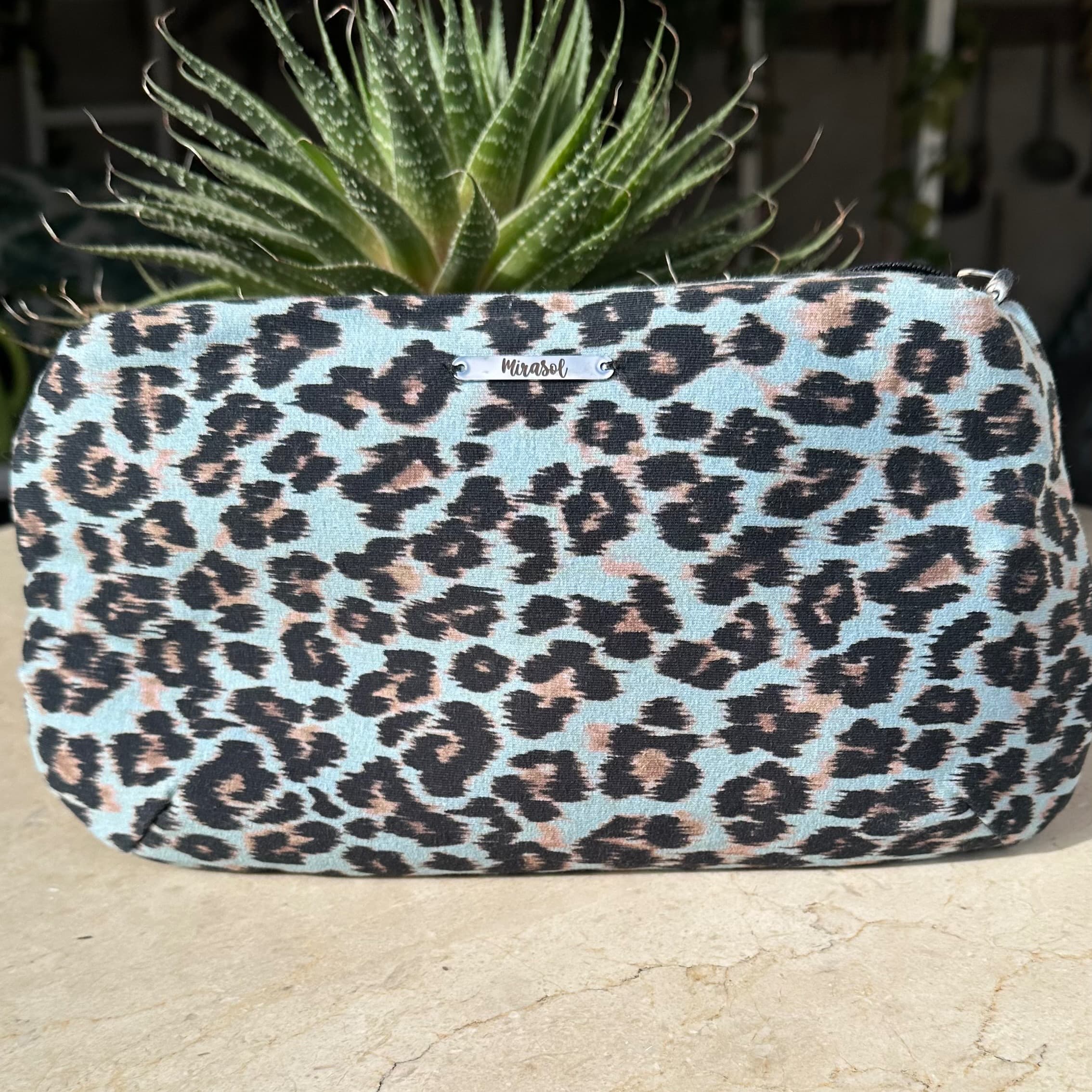 Bolso leopardo azul